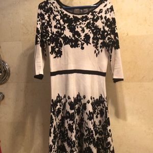 Taylor sweater dress with floral pattern size medium